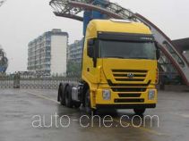 SAIC Hongyan CQ4254HTWG324VC container transport tractor unit
