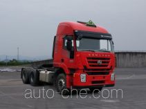 SAIC Hongyan CQ4256HTDG334U седельный тягач для перевозки опасных грузов