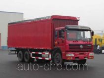 SAIC Hongyan CQ5254XXYTPG384P soft top box van truck