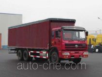 SAIC Hongyan CQ5254XXYTPG384P soft top box van truck