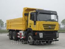 SAIC Hongyan CQ5255ZLJHTDG384BS dump garbage truck