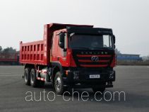 SAIC Hongyan CQ5256ZLJHMDG384L dump garbage truck
