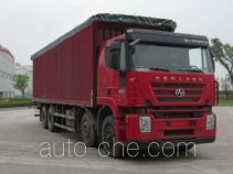 SAIC Hongyan CQ5314XXYHMG466P soft top box van truck