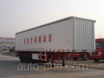 CIMC Liangshan Dongyue CSQ9280XXYP soft top box van trailer