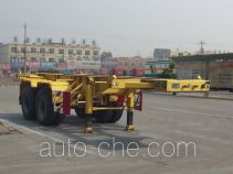 CIMC Liangshan Dongyue CSQ9350TWY dangerous goods tank container skeletal trailer