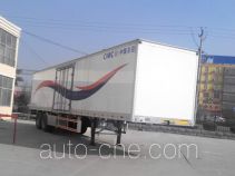 CIMC Liangshan Dongyue CSQ9350XXY box body van trailer