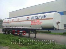 Huanghai DD9400GRY flammable liquid aluminum tank trailer
