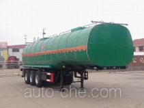 齐鲁中亚牌DEZ9390GRY型易燃液体罐式运输半挂车