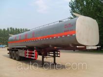 齐鲁中亚牌DEZ9400GRYB型易燃液体罐式运输半挂车