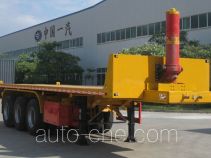 Qilu Zhongya DEZ9400ZZXP flatbed dump trailer