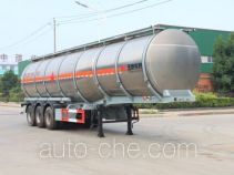 特运牌DTA9402GRYA型铝合金易燃液体罐式运输半挂车