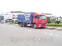 Dongfeng EQ5241CSGE5 грузовик с решетчатым тент-каркасом