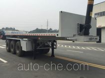 Dongfeng flatbed dump trailer