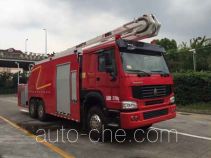 Fuqi (Fushun) FQZ5320JXFJP20 high lift pump fire engine