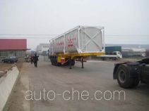Changhua HCH9400GHYF chemical liquid transport frame tank trailer