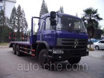 Huatong HCQ5253TPBDJ flatbed truck