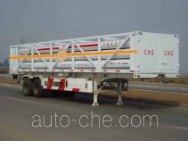 Baohuan HDS9341GGQ high pressure gas long cylinders transport trailer