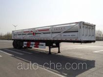 Baohuan HDS9351GGY high pressure gas long cylinders transport trailer