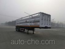 Baohuan HDS9354GGY high pressure gas long cylinders transport trailer
