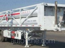 Baohuan HDS9361GGY hydraulic pressure gas long cylinder refueling trailer