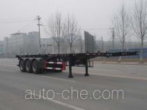 Baohuan HDS9400TGY high pressure gas long cyllinders transport skeletal trailer