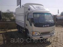 JAC HFC5042CCYK10T грузовик с решетчатым тент-каркасом