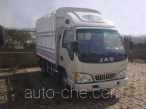 JAC HFC5042CCYK15T грузовик с решетчатым тент-каркасом