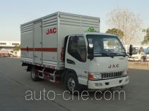 JAC HFC5045TQPXZ грузовой автомобиль для перевозки газовых баллонов (баллоновоз)