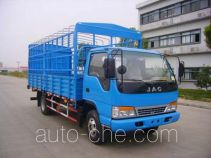 JAC HFC5072CCYKT грузовик с решетчатым тент-каркасом