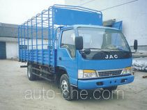 JAC HFC5061CCYK1 грузовик с решетчатым тент-каркасом