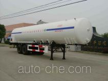 Huafu HFD9340GDY cryogenic liquid tank semi-trailer