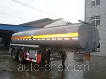 Huguang HG9283GFW corrosive materials transport tank trailer