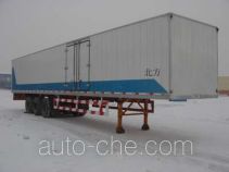 Beifang HHL9403XXY box body van trailer