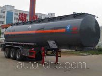Zhongqi Liwei HLW9404GFW corrosive materials transport tank trailer