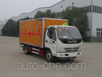 CHTC Chufeng HQG5070XRQ4BJ flammable gas transport van truck
