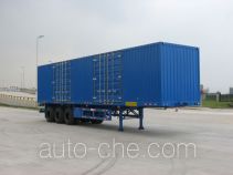 Gangyue HSD9391XXY box body van trailer