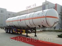 Hongtu HT9401GRY1 flammable liquid tank trailer