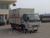 Hongyu (Hubei) HYS5040XRQH4 flammable gas transport van truck