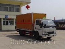 Hongyu (Hubei) HYS5040XRY4 flammable liquid transport van truck