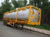 Jiancheng JC9401GHY chemical liquid transport frame tank trailer