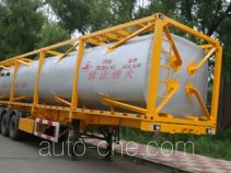 Jiancheng JC9401GHY chemical liquid transport frame tank trailer