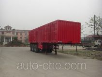 Jichuan Luotuo JCT9380XXY box body van trailer