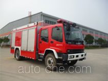 海盾牌JDX5150TXFGF30/W型干粉消防车