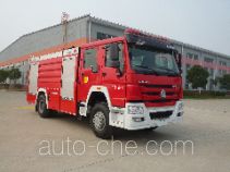 Haidun JDX5200GXFPM80/H foam fire engine