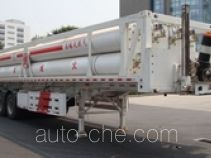 Shanhua JHA9360GGY high pressure gas long cylinders transport trailer
