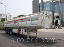 Shanhua JHA9380GGY полуприцеп газовоз для перевозки газа высокого давления в длинных баллонах