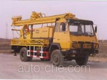 Truck mounted gravel drilling rig