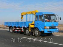 Qingquan JY5170TYB5 oil pump transport crane truck