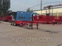 Container transport trailer