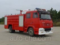 天河牌LLX5160GXFPM60W型泡沫消防车